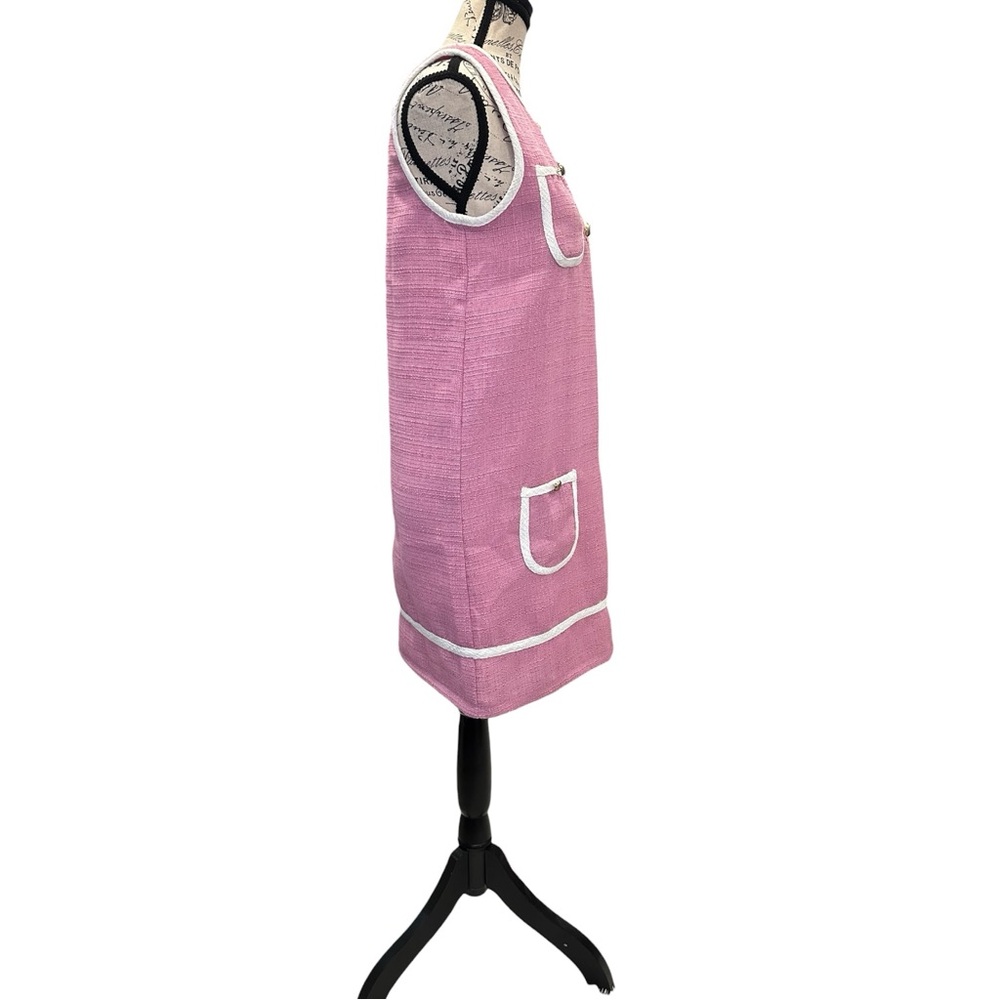 TCEC Pink Colony Tweed Mini Dress - Picture 9 of 11
